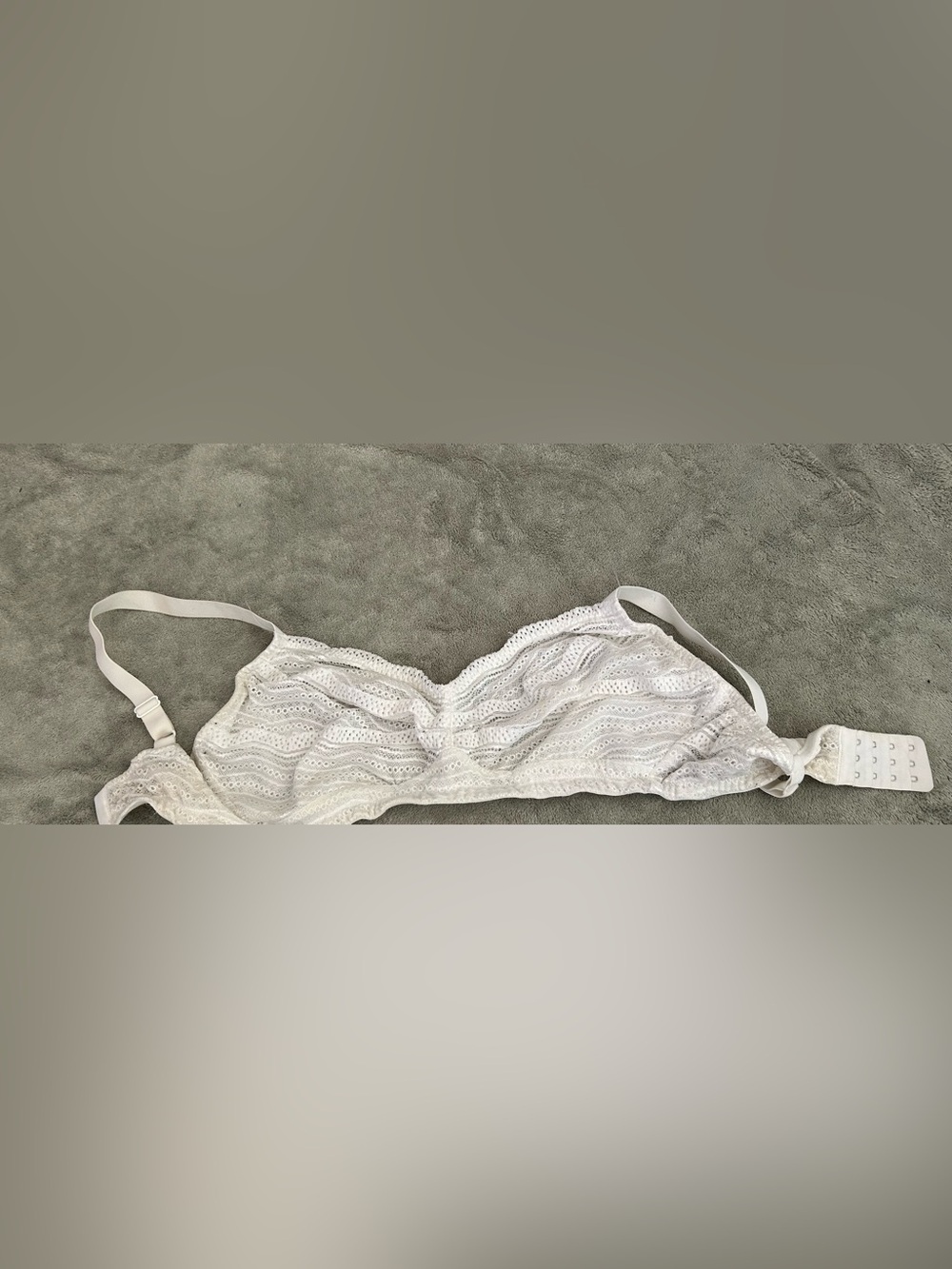 Cosabella White Lace Wireless Curvy Style Bralette
